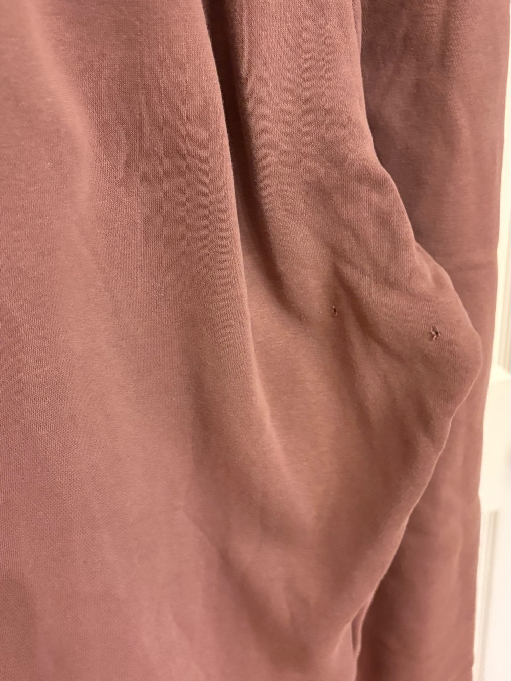 Nike Mauve Dusty Rose Pink Fleece Jogger Sweatpants Size M - Picture 4 of 7